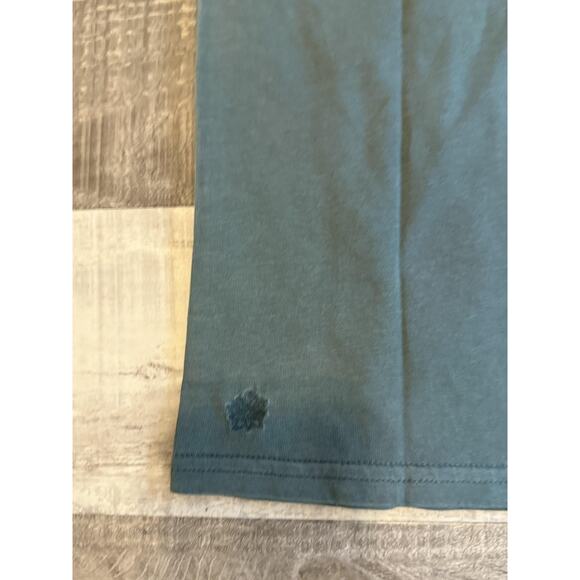 Alpine Design Shirt Mens Medium Green Crew Neck Short Sleeve Organic Cotton Tee - Picture 7 of 9